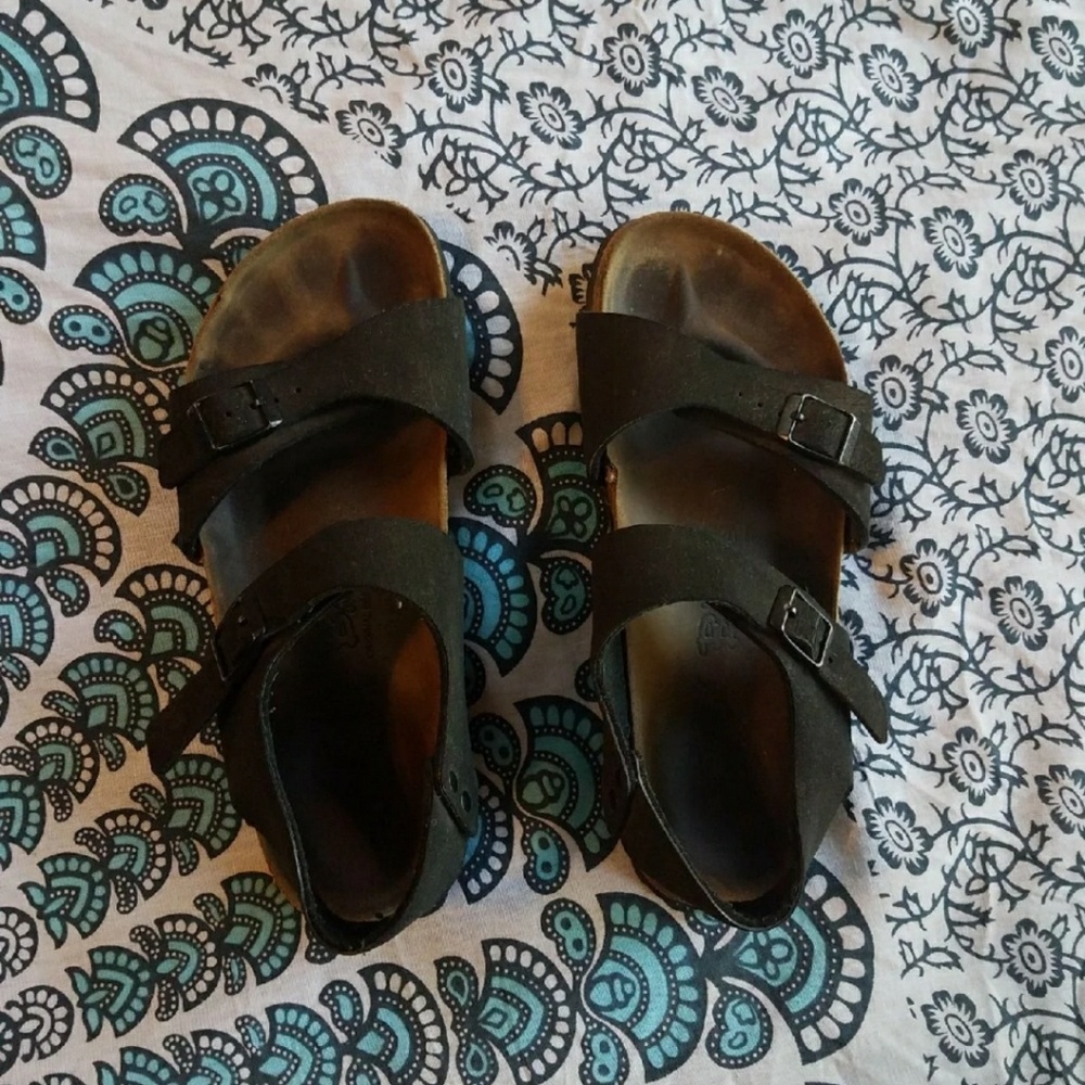 Birkis by Birkenstock Black sandals size 37